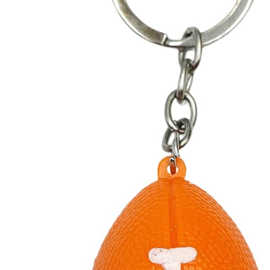 Mini Keychain Pendant Simulation Realistic Rugby Decor Decorative Anti-fall Ornamental Rugby Key Ring Pendant Outdoor Supply