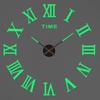 Modern Design Large Wall Clock 3D DIY Quartz Clocks Watches Acrylic Mirror Stickers Living Room Home Decor Horloge