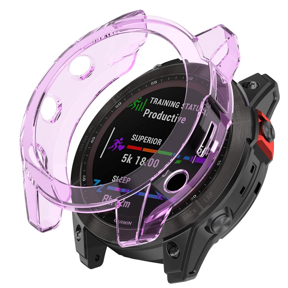 TPU Protective Case For Garmin Fenix 7 7S 7X Pro 6 6S 6X Pro 5X 5 5S Transparent Protector Smartwatch Silicone Bumper Cover