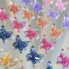 10PCS Ice Crystal Stereoscopic Butterfly Resin Nail Painting Decoration Accessory Nail Patches