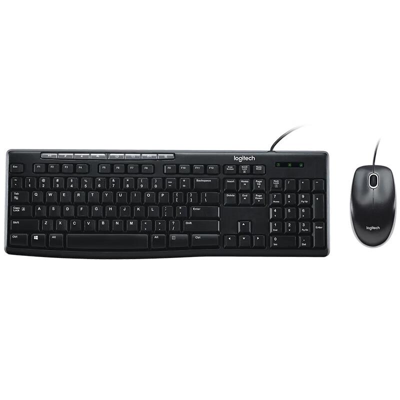 

Logitech MK200 Wired Keyboard and Mouse Combo