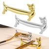 1Pcs Zinc Alloy Chopstick Holder Cat Design Tableware Stand  Art Craft Table Decoration