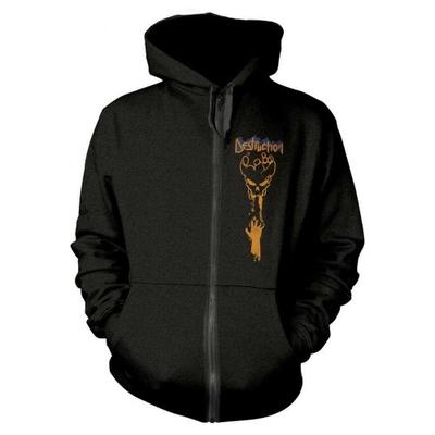 Destruction Bluza z kapturem na zamek błyskawiczny Unisex dla dorosłych Infernal Overkill