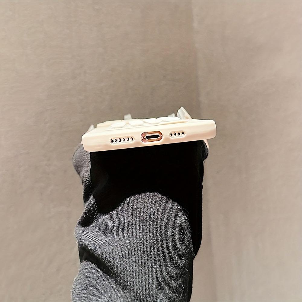 Pupil Black Eye Beige Suction Cup Silicone Phone Case For iPhone 16 15 14 13 12 11 Pro Max XS X XR 7 8 Plus SE 3 2022 Soft Cover