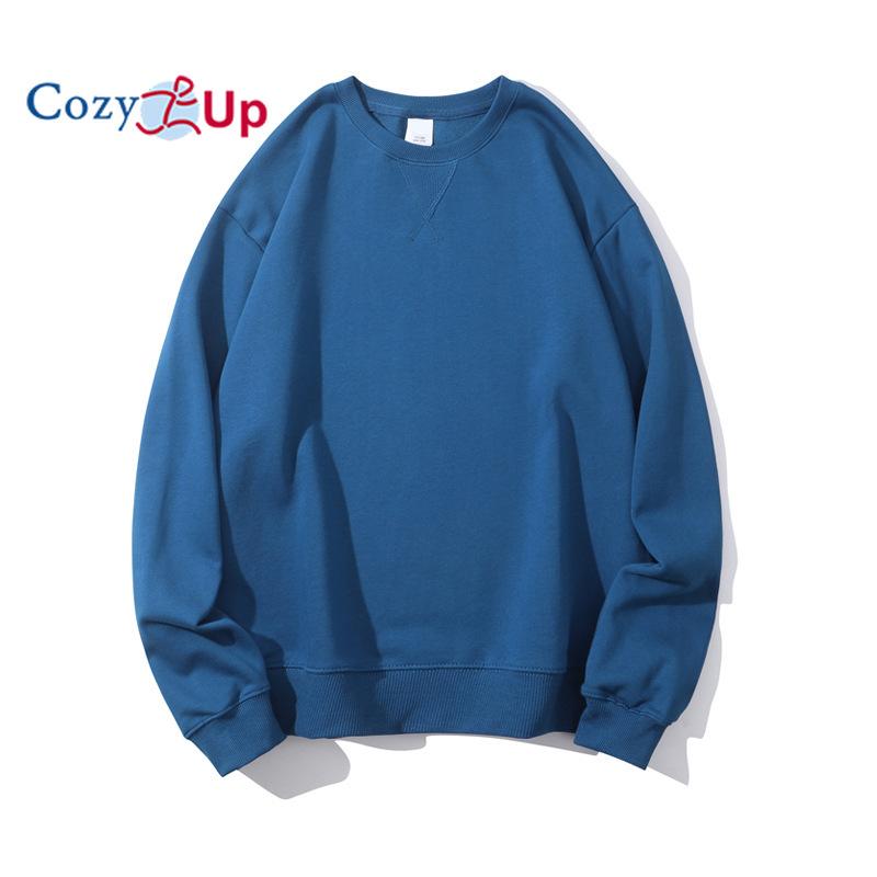 Cozy Up Fleece, Cotton-Blend Pullover, Crewneck Sweatshirt for Men