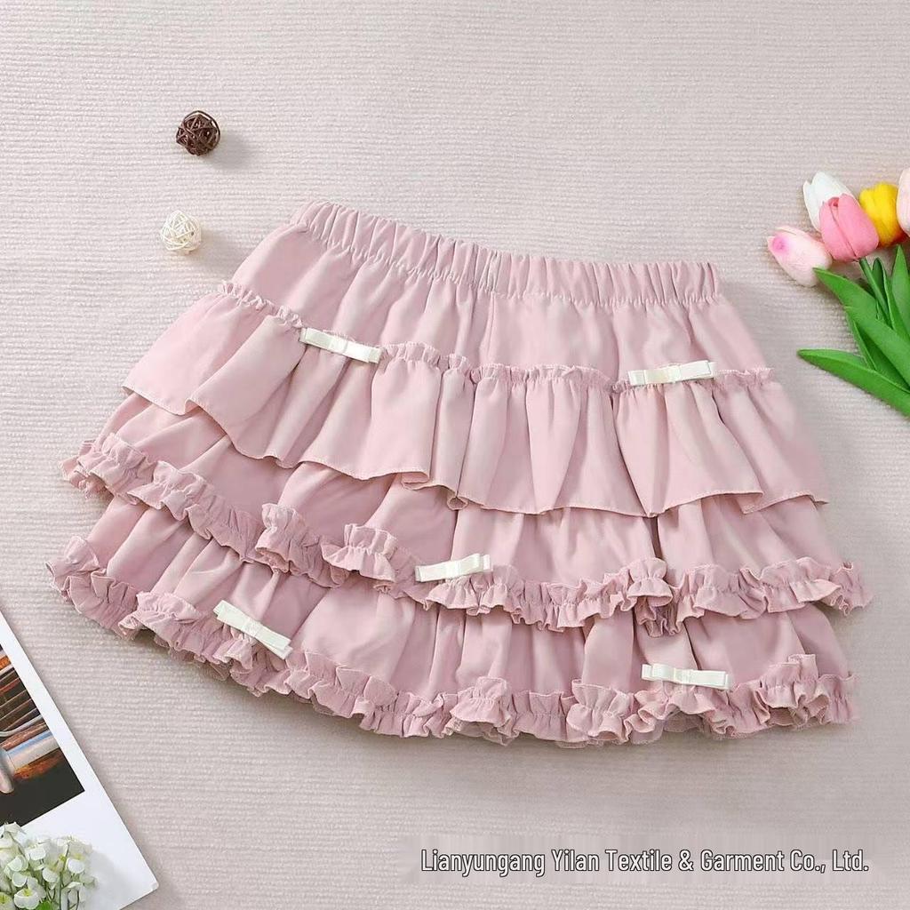 Sweet White Puffy Lace Ballet Skirt - Petite, High Waist, Elastic Waistband