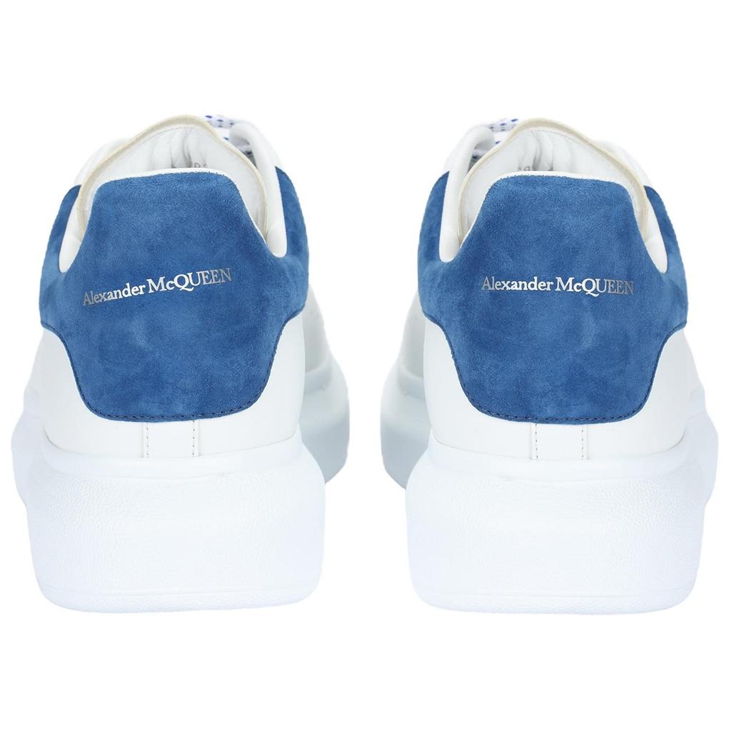 Alexander Mcqueen Oversized Sneaker Leather Lace Up Low Top Stylish Skateboarding Shoes Men's White 553680WHGP79086