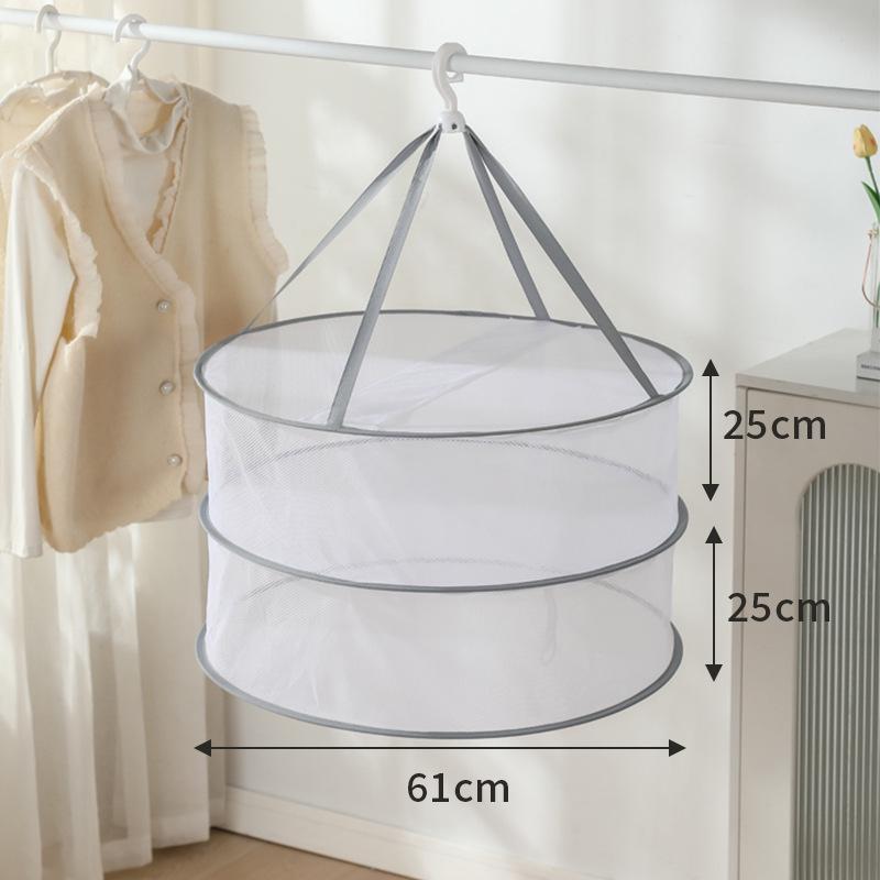 Matcha Color Single/Double Layer Drying Basket for Clothes, Underwear, Sweaters, Flat Drying Rack, Sock Drying Basket