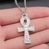 Betendes Kreuz Religiöses Amulett Anhänger Antike Bronze Metall Freund Halskette Neuankunft Geschenk