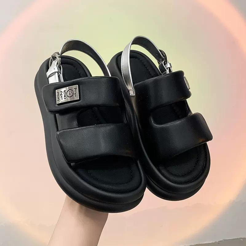 2024 Women's Velcro Thick Sole Sport Sandals - Lightweight, Soft, and Comfortable for Summer Outdoor and Beach Activities.