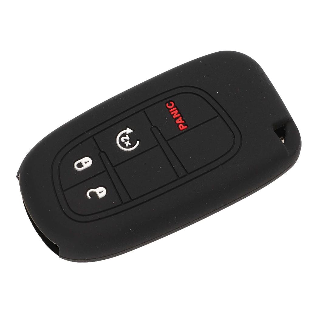 jingyuqin Remote Car Key Case Silicone For Dodge Journey Charger for Jeep Renegade Grand Cherokee for Chrysler 200 300 Smart Key