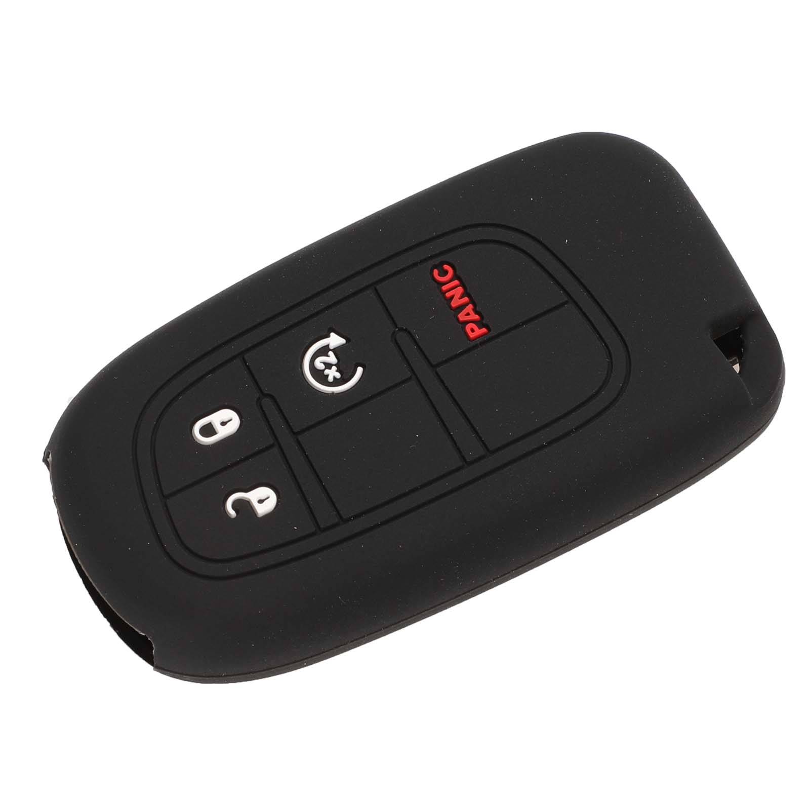 

Силиконовый чехол для дистанционного ключа от машины jingyuqin для зарядного устройства Dodge Journey для Jeep Renegade Grand Cherokee для Chrysler 200 300 Smart Key чёрный