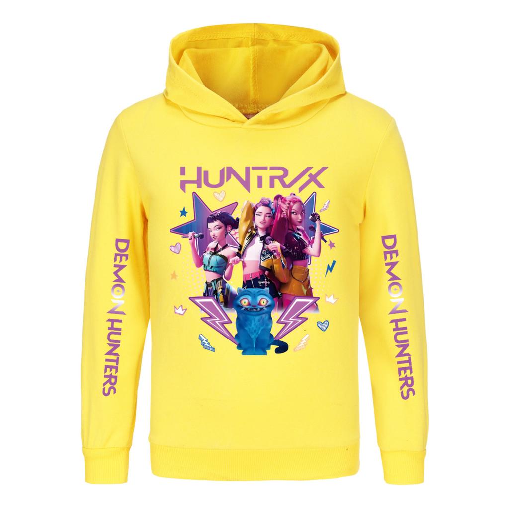 Children's Clothing Fashion Cartoon Printed Pattern Sports Shirt Top Casual Comfort Hoodie Sweatshirts Kids Unisex