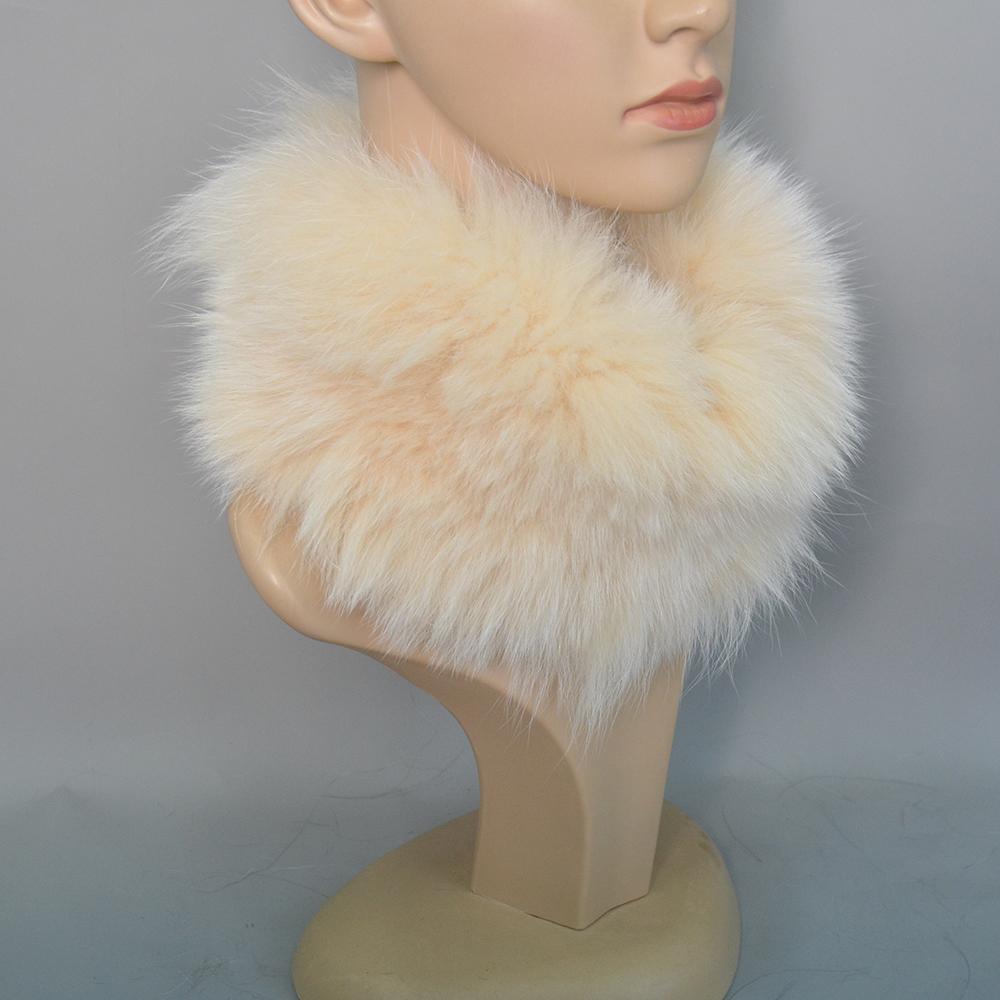 Real Fox Fur Scarf Fur Headband Women Winter Ring Fox Fur Scarves Luxury Neck Warmer Good Elastic 100% Natural Fur Mufflers