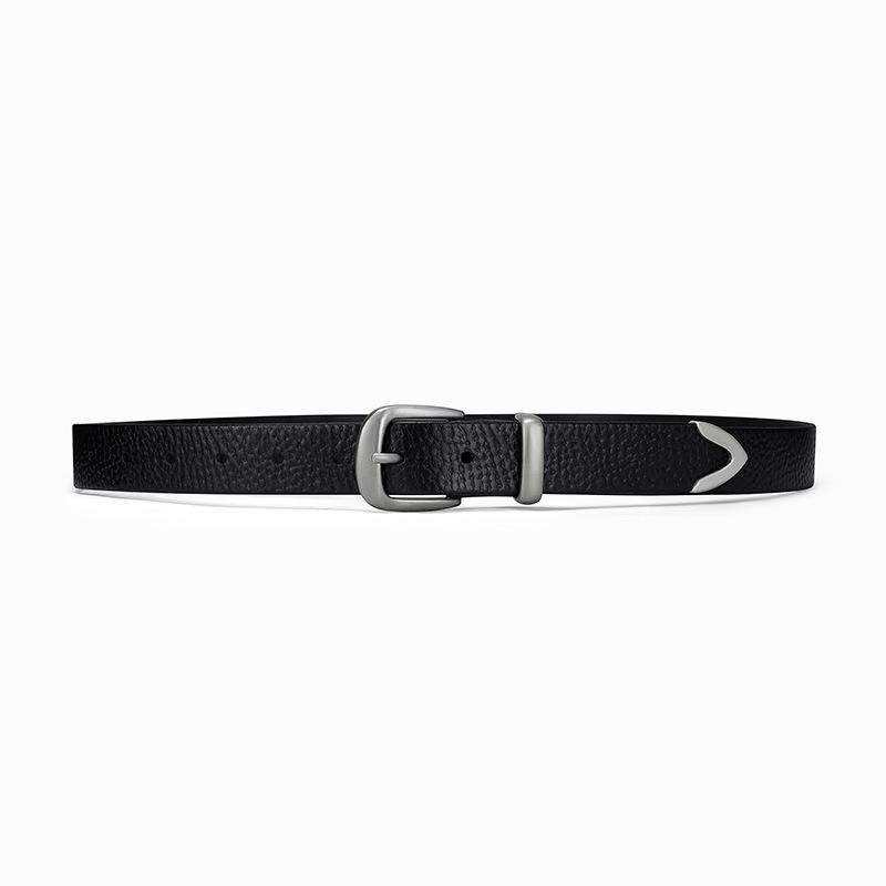 

American Retro Pin Buckle Women S Belt Handmade Leather Belt Denim Literary Personality Belt Men S Leather Width 2.8cm * Length 115cm