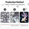 5D Round Pearl Painting Kit Elegant Koi Fish Pattern DIY Handmade Crystal Artist Home Interior Decor Gift