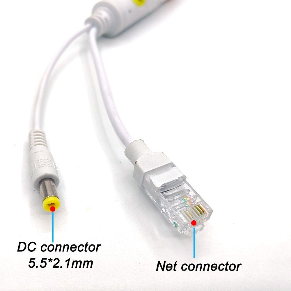 IEEE802.3af/at POE Spliter Waterprrof POE Cable Portable POE Adapter for Camera Extender