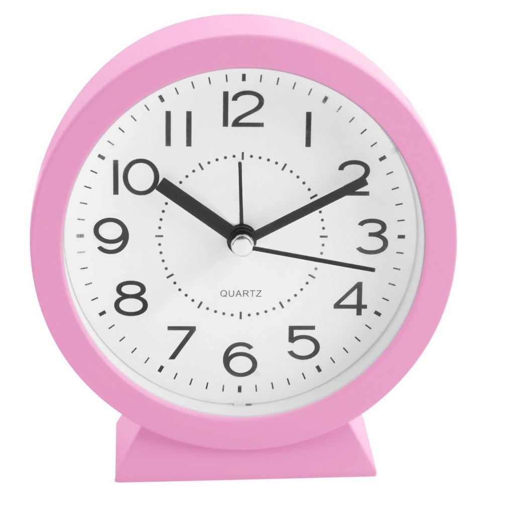 Nordic Simple Alarm Clock Student Bedside Silent Clock Multi-functional Desktop Ornament Small Desk Clock Desk Quartz Clock