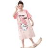 Princess Girls Summer Short Sleeve Pajama Dress for Kids