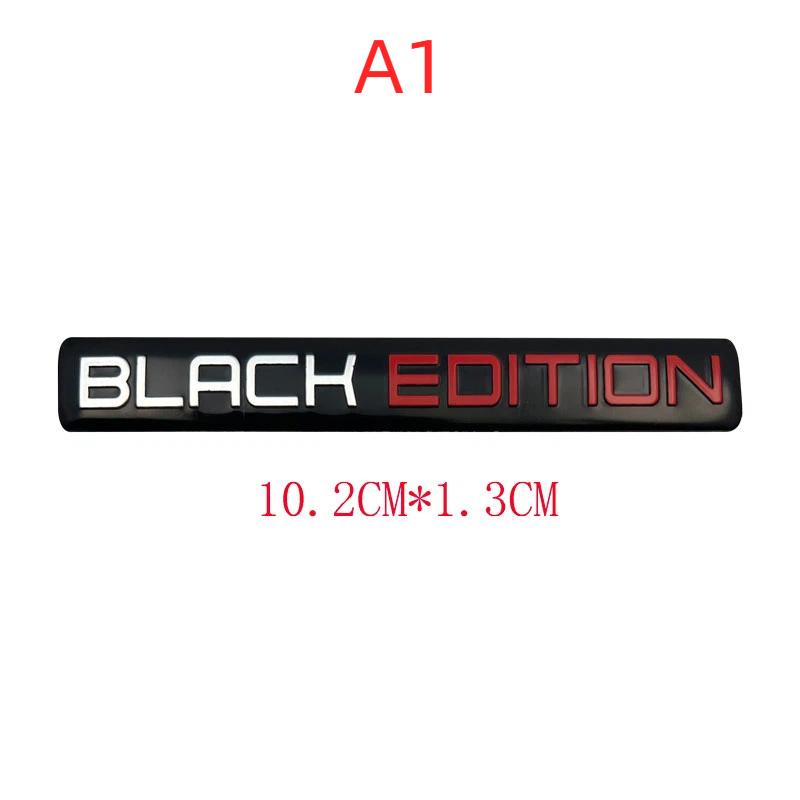 3D Aluminum BLACK EDITION Emblem LIMITED EDITION Badge Car Decal Stickers For Motorcycle Car Car Interior and Exterior Stickers A1
