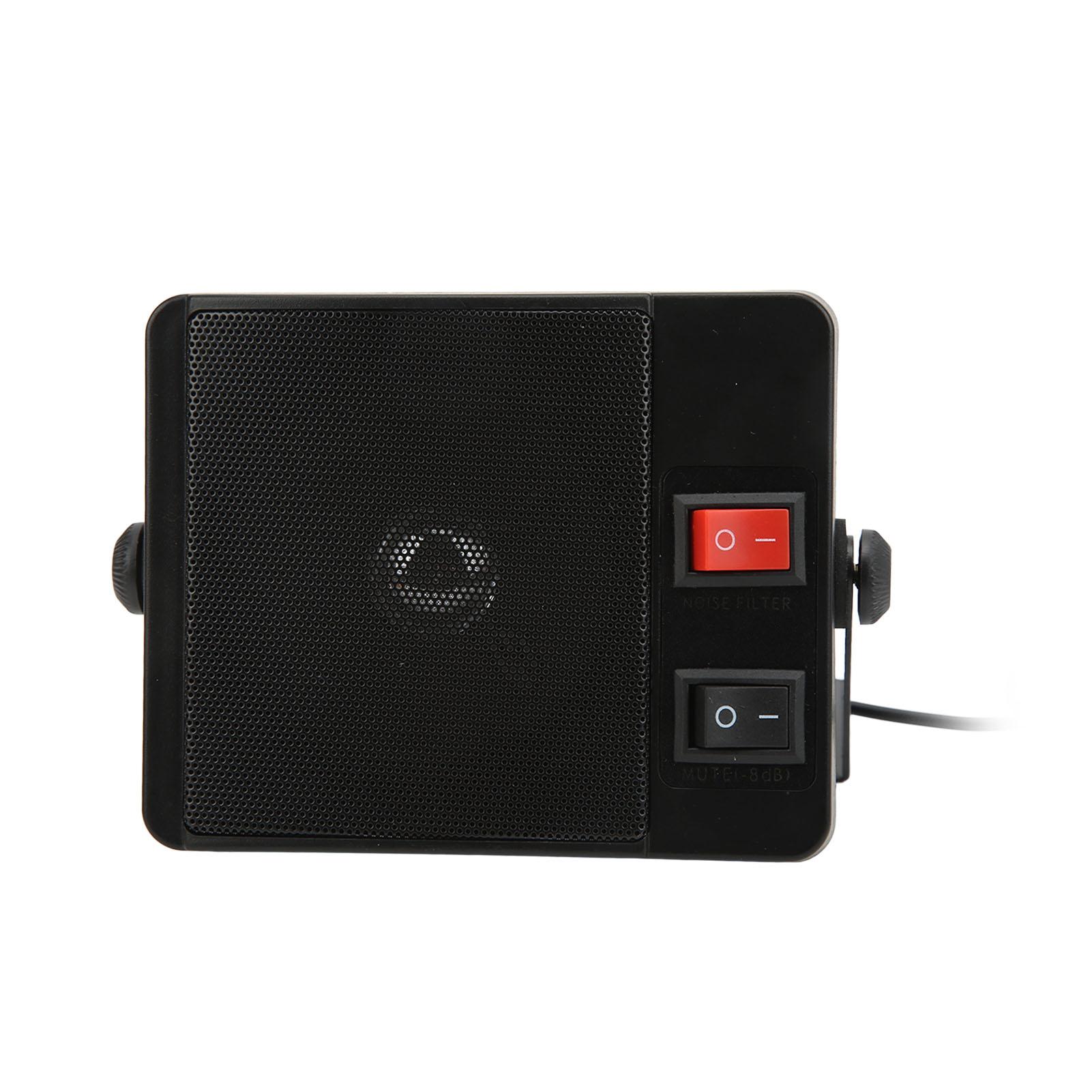 

Walkie Talkie External Speaker 8 Ohms 11W Loud Sound Noise Filter for Car Mobile Radio