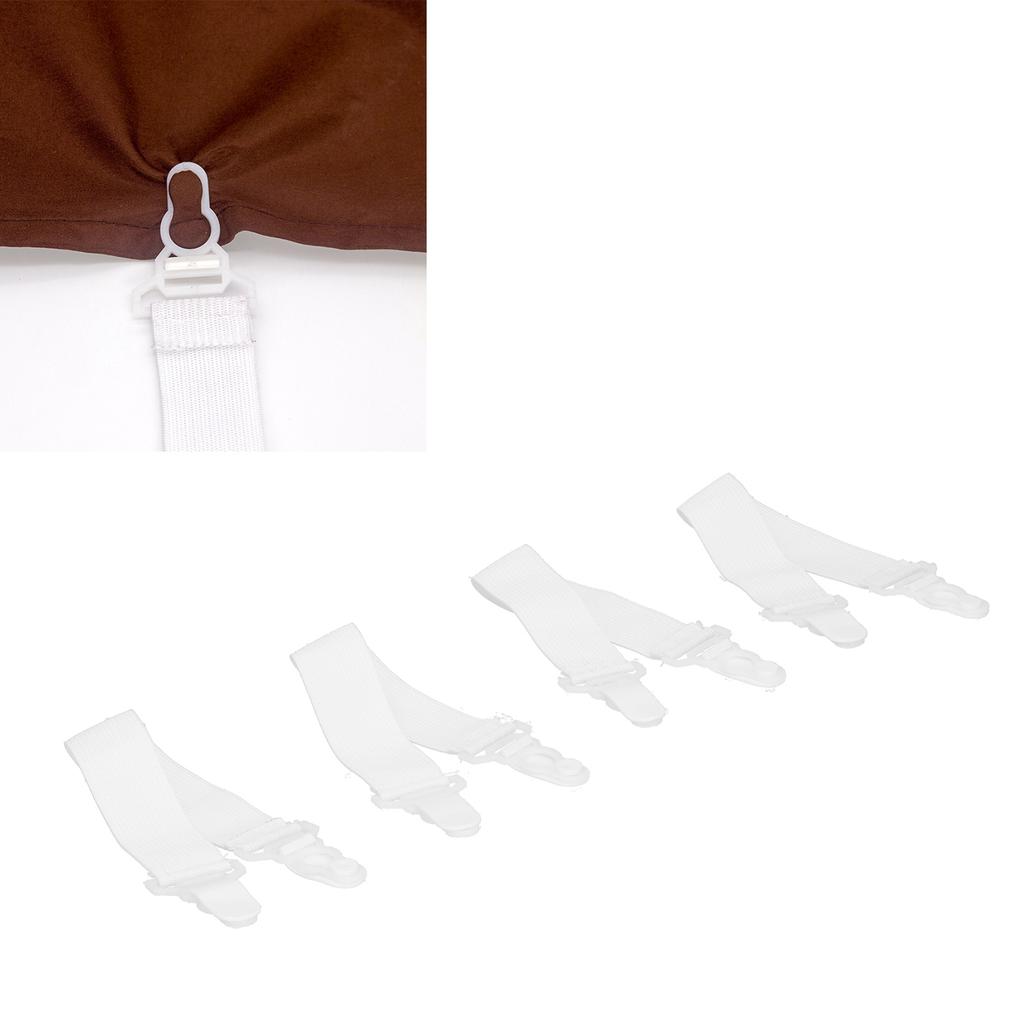 4PCS Bed Sheet     Elastic Straps Fixing Clips Holder Bed Mattress Fasteners