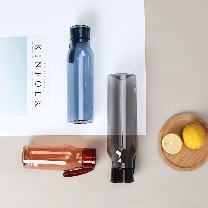 LOCK&LOCK 550ML Blue Ceramic Stainless Steel Water Bottle