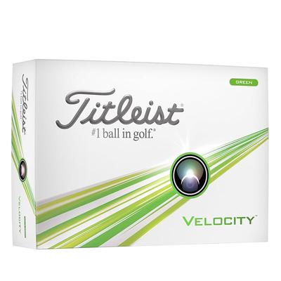 TITLEIST Golf Balls 24 VELOCITY GREEN DZ Unisex Green