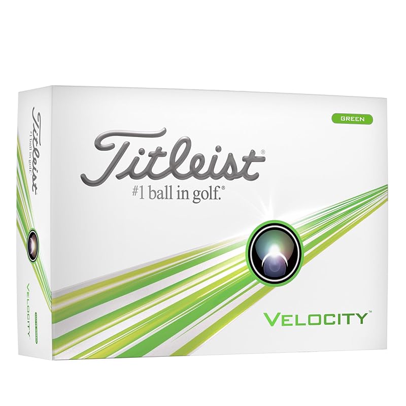 

TITLEIST golf ball 24 VELOCITY GREEN DZ unisex green