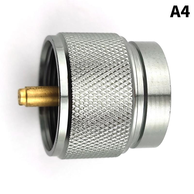 High Quality Camping Gas Furnace Converter Device Long Gas Tank Gas Furnace Conversion Head Metal Gas Tank Cylinder Adapter