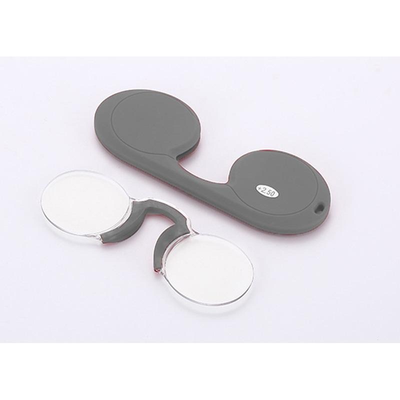 Mini Lesebrille für Damen und Herren Neutraler Nasenklemmen-Brillenrahmen für ältere Menschen 100-300