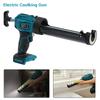 Electric Caulking Gun Lithium Battery 4 Speeds Wireless Glass Glue Gun Doors Windows Filling Sewing Gun For Makita Battery