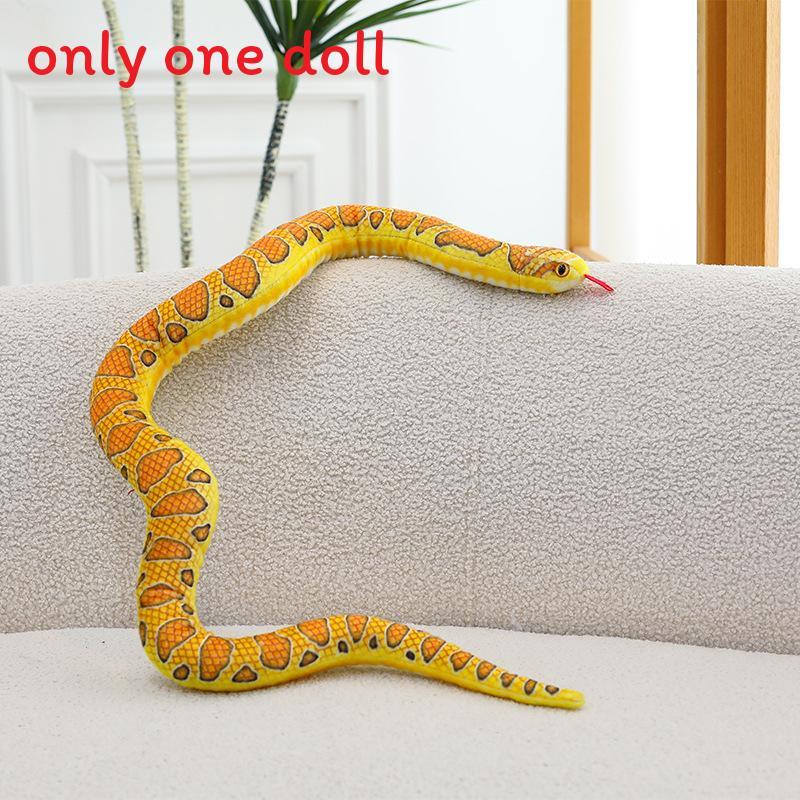 Snake Plush Toy With Realistic Design For Kids And Adults Gift Collectible