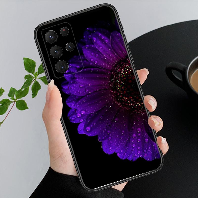 Phone Case for Samsung Galaxy A35 A55 A54 A15 A25 A05s A05 A22 A24 A52 A33 A34 M34 M14 M54 M23 Purple Aesthetic Case Funda
