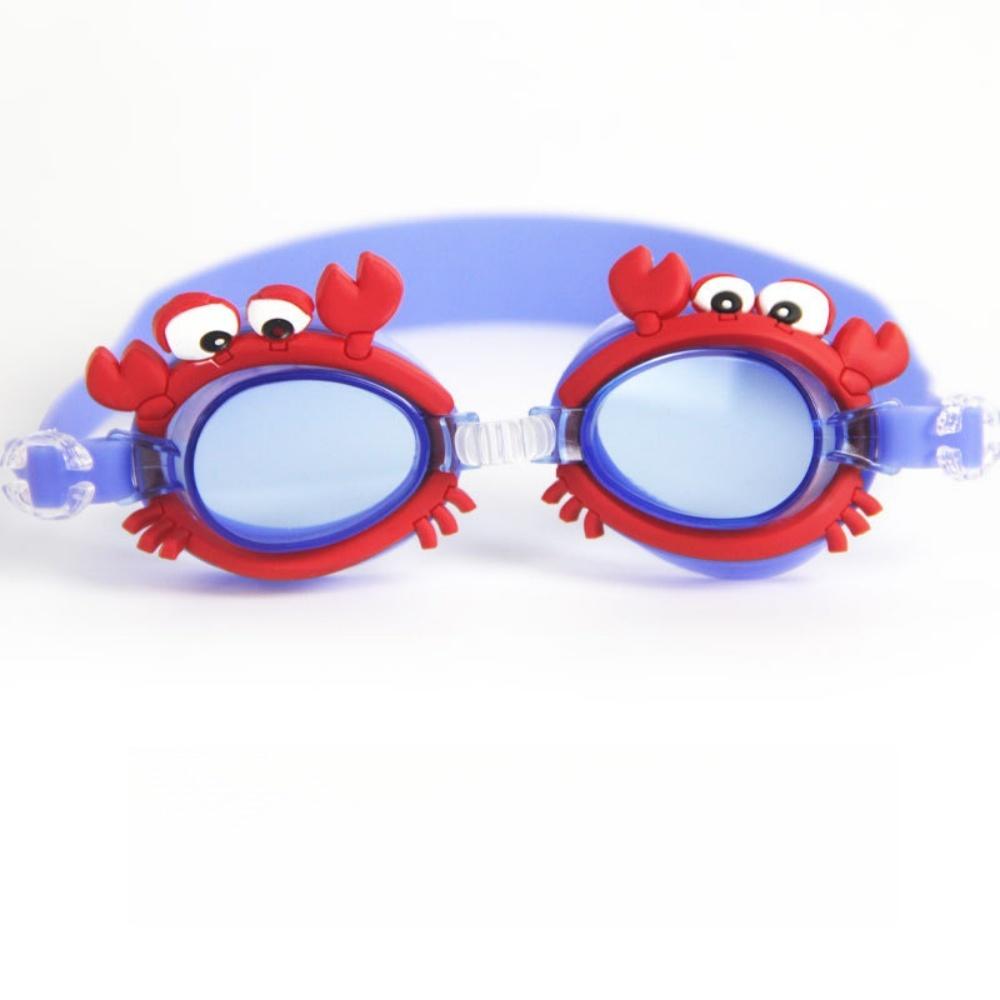 

Children s Cartoon Swimming Goggles Waterproof Anti-fog Boys and Girls Swimming Glasses Swimming Cap Set Diving Equipment