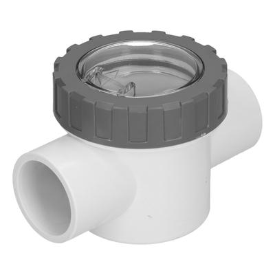 PVC Check Valve Swimming Pool Transparent NonReturn Valve Replacement Accessories