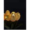 White LED Tulip Small Night Lamp Bedroom Bedside Ambience Light Simulation Bouquet Decoration Table Lamp Creative Gift Pink