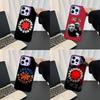 R-Red Hot C-Chili Peppers Para iPhone 17,16,15,14,13,12,11,Mini,Pro,E,SE4,XS,MAX Capa Fosca Roxo Doce