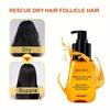 Anti-Frizz Hair Serum Hair Care Essential Morocco Silky Shine Hair Care Serum for the Repair of Damaged Dry Hair