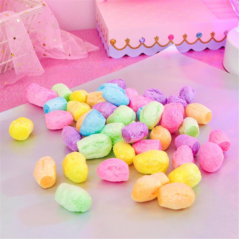 Silkworm Shell Handmade Material Accessories Cotton Mud Fluffy Clay Filler DIY Crafts Sludge Foam