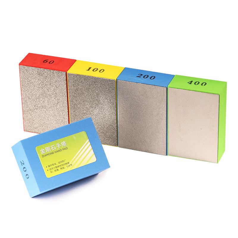 Diamond Hand Sanding Pad for Glass and Tile Edging