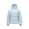 Comfort Sports Series Solid Color Casual Fashion Long Sleeve Puffer Jacket Women Outerwear Pearl-Blue P424W005-01MZ