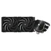 Thermalright Frozen Edge 240 Black CPU Water Cooler with PWM Pump Speed Is AMD Intel Fan, 3300RPM, S-FDB Bearing, AM4/AM5,