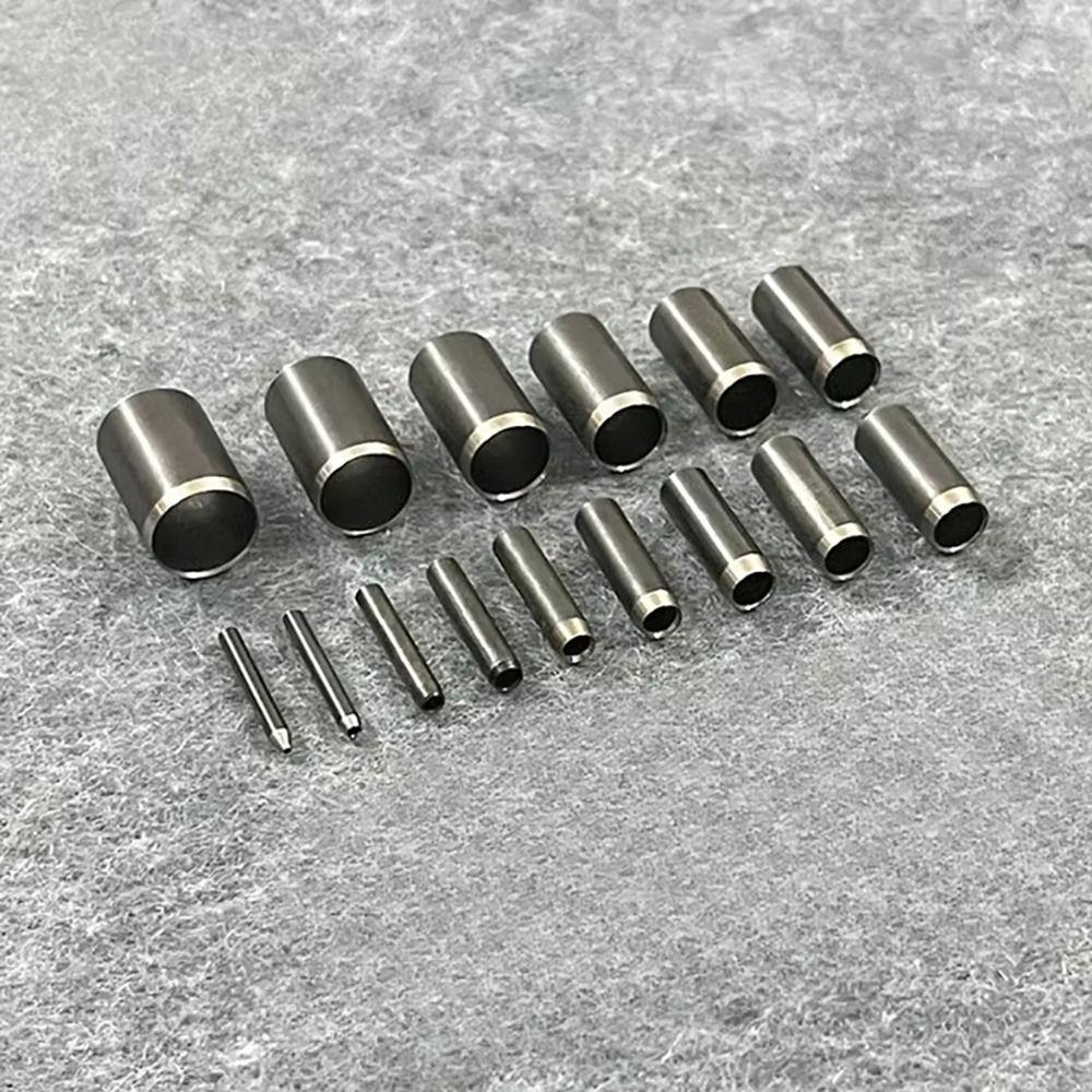 15Pcs/Set Hollow Punching Head Round Chisel Leather Craft Tool Durable Belt Puncher