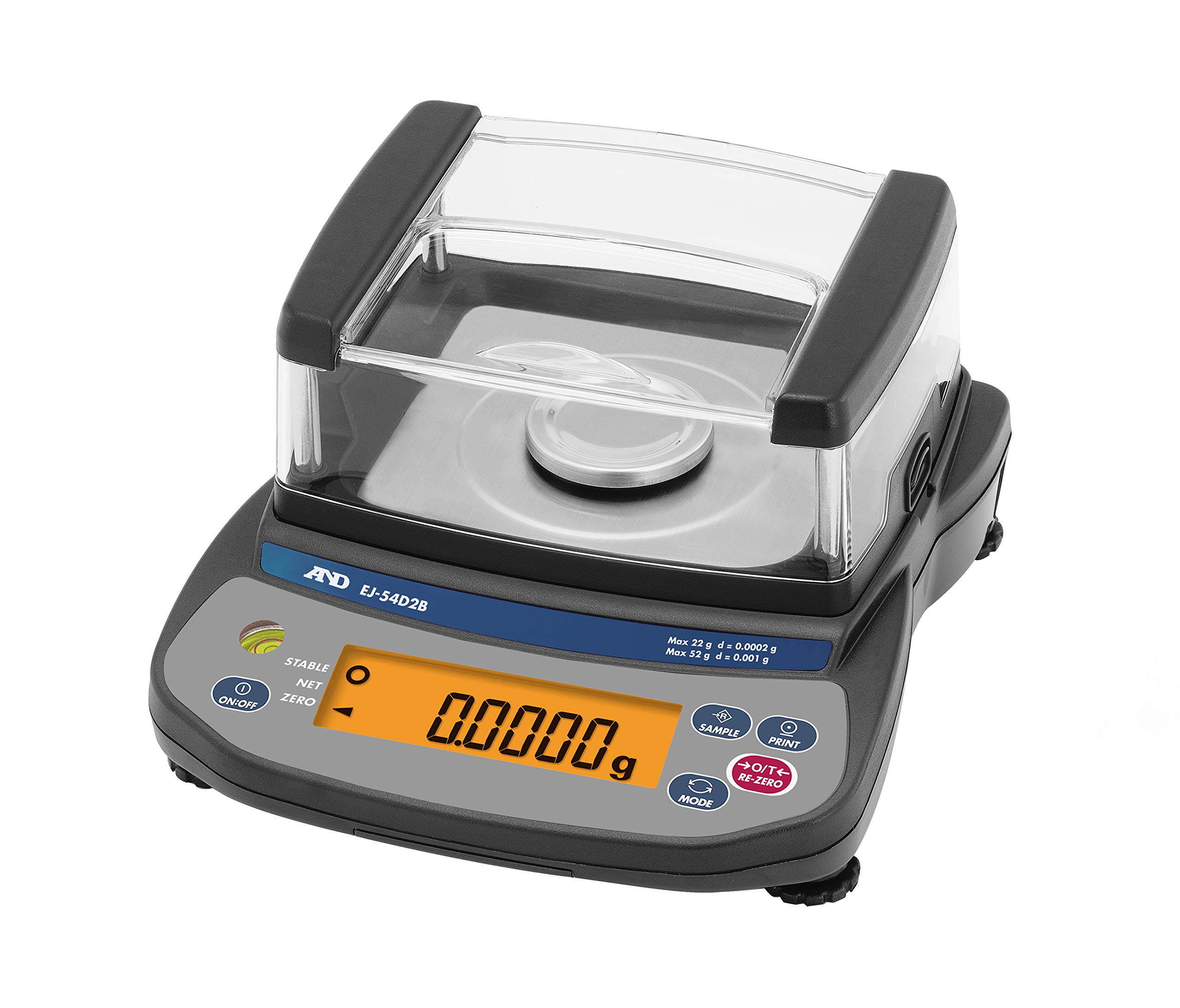 

Персональні ваги з мінімальним навантаженням згідно із Законом про міри та ваги A&D EJ-54D2B Місткість 52 г, Дисплей 0,2 мг/1 мг, Розміри 50 мм, Несертифіковані чорний