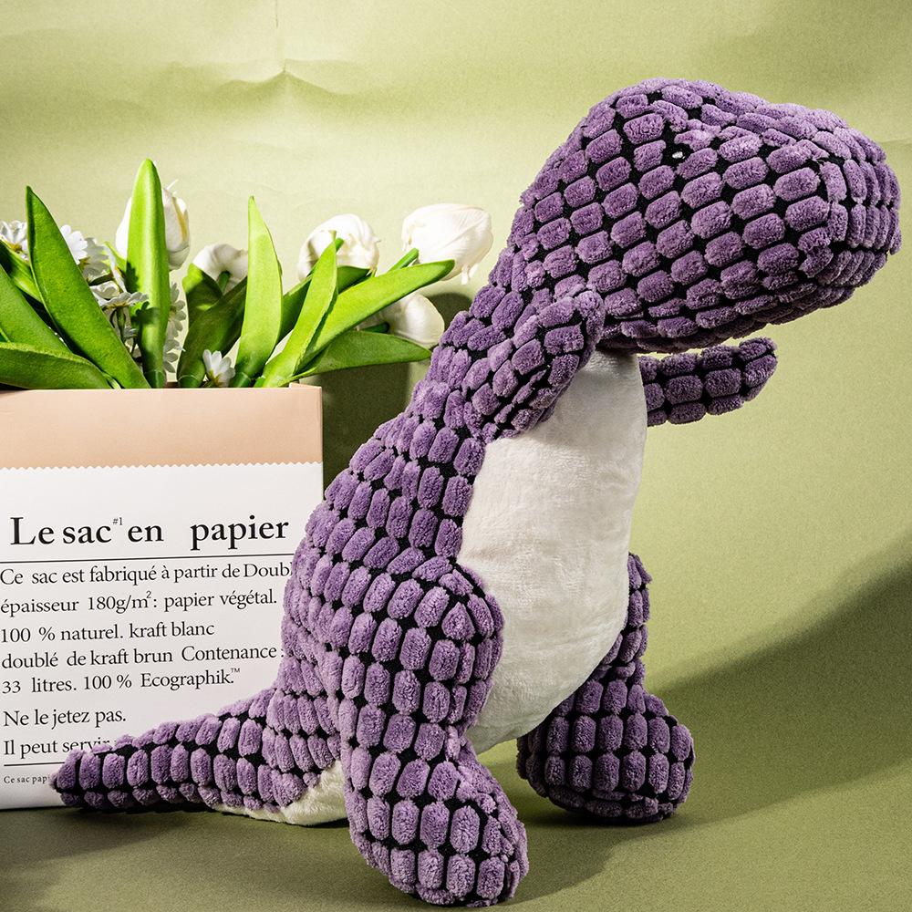 Dog Pet Plush Dinosaur Toys Sound Interactive Dog Chew Toys Plush Stuffing Squeak Pet Supplies