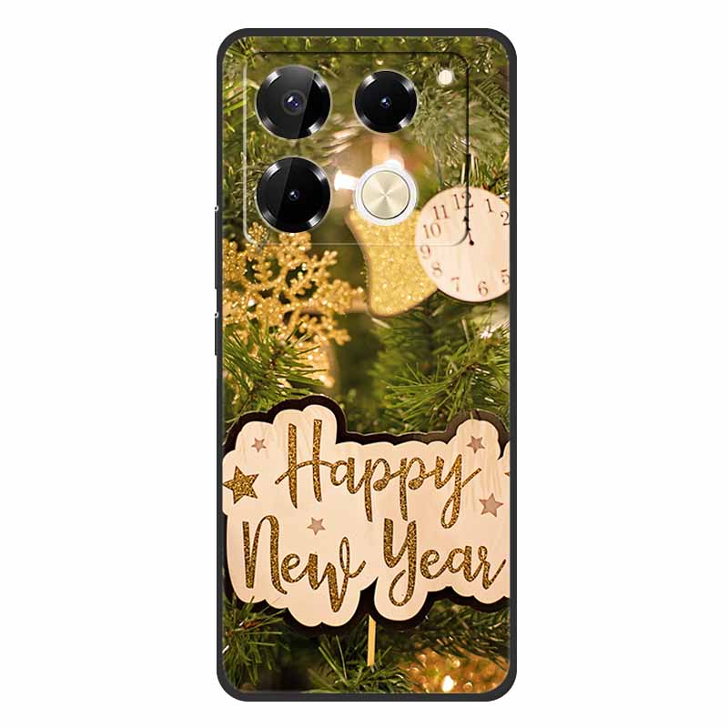 2024 Christmas Phone Cases For Infinix Note 40 Pro 4G 5G Cases Soft TPU Silicone For Note 30 4G  5G  Infinix Note 40Pro 30Pro 4G