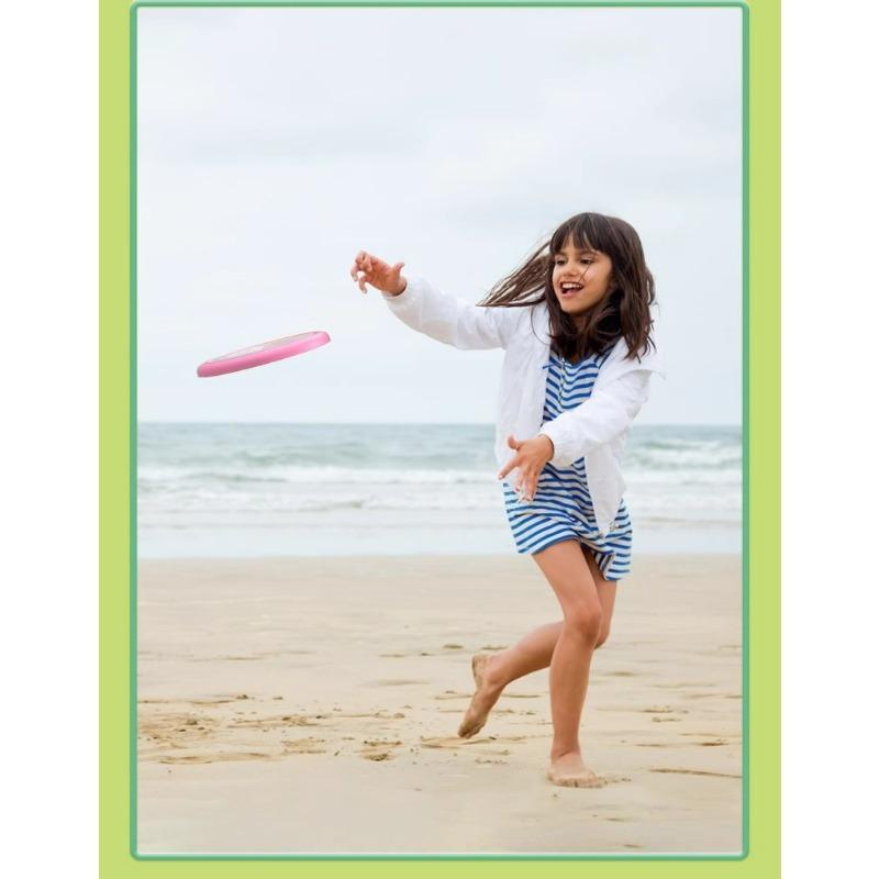 Kids Soft Frisbee Outdoor Sport Flying Disc Parent Child Toy