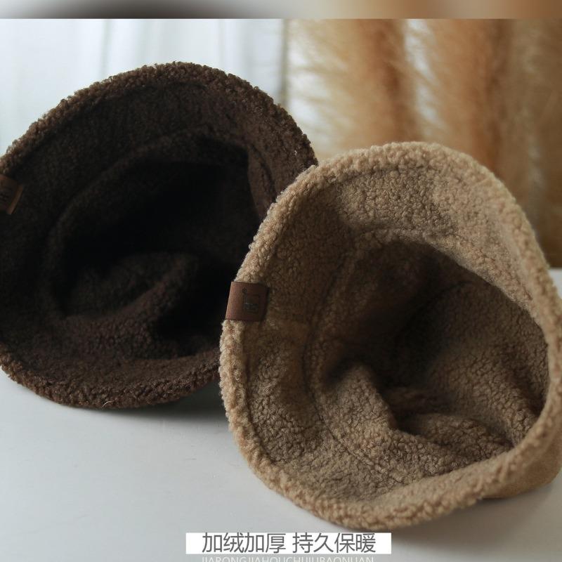 Women S Vintage Suede Fleece Lined Fisherman Hat