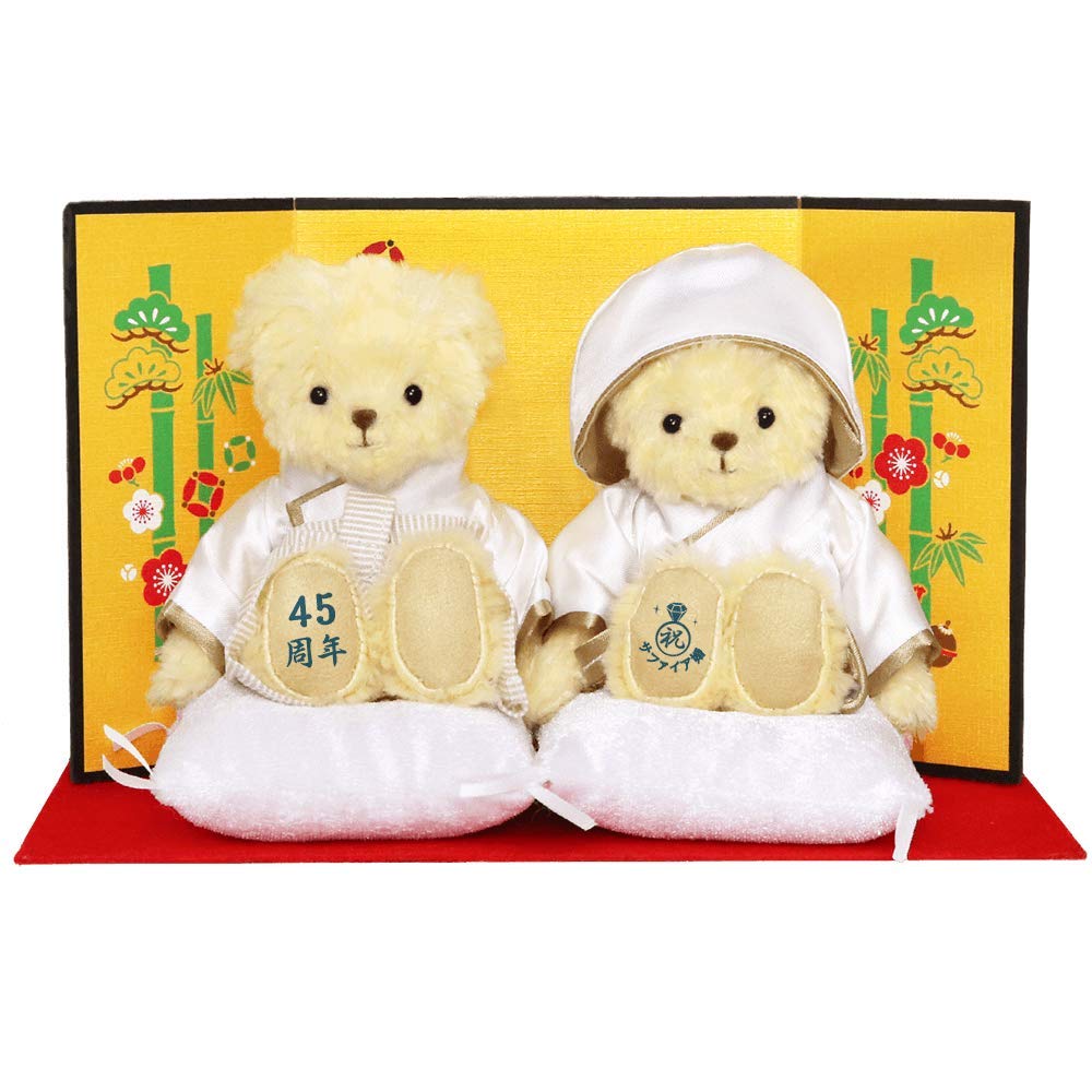 [Petit Luu] A Gift To Celebrate a Happy Marriage [Wedding Anniversary Bear] (Sapphire Wedding Normal) {Blessing for a Happy Marriage Has Been Given}